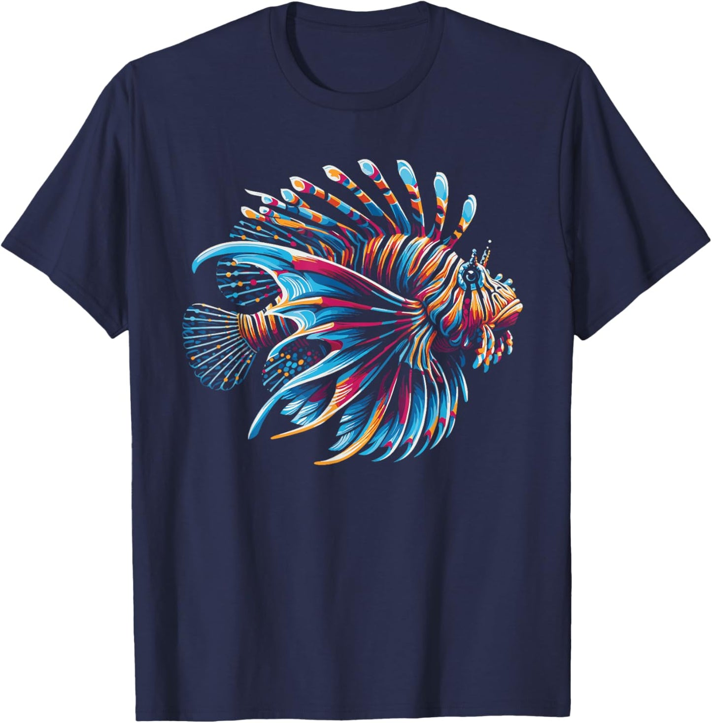 Lionfish Lion Fish Lover T-Shirt - T-Shirt | Navy