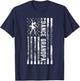 Dance Grandpa Of A Dancer Grandpa US Flag Dancing Grandpa T-Shirt - T-Shirt | Navy