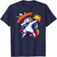 Cinco De Mayo Funny Dabbing Unicorn Sombrero Mexican Kids T-Shirt - T-Shirt | Navy