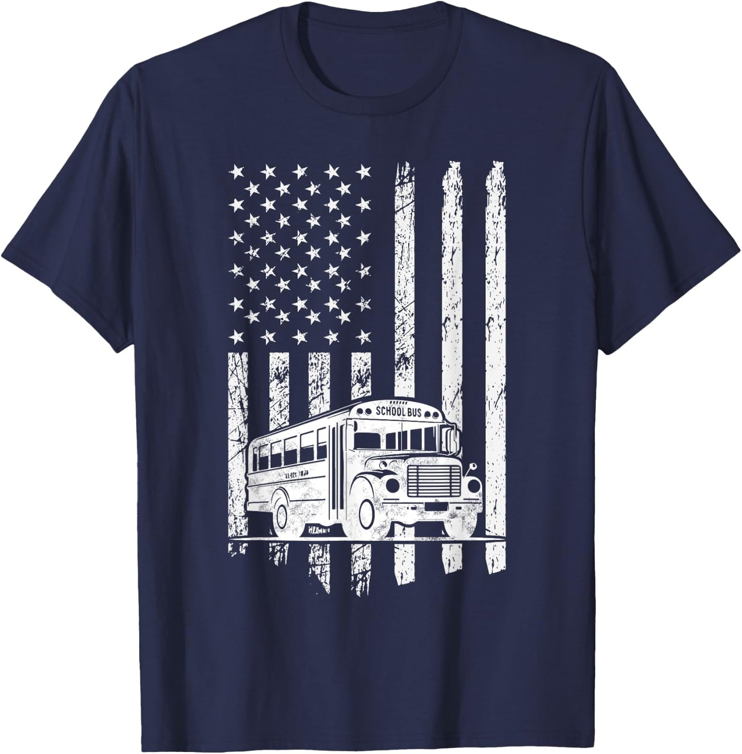 School bus driver us bus driver school T-Shirt - T-Shirt | Navy