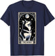 Funny The Husky Tarot Card Men Women Kids Siberian Husky T-Shirt - T-Shirt | Navy