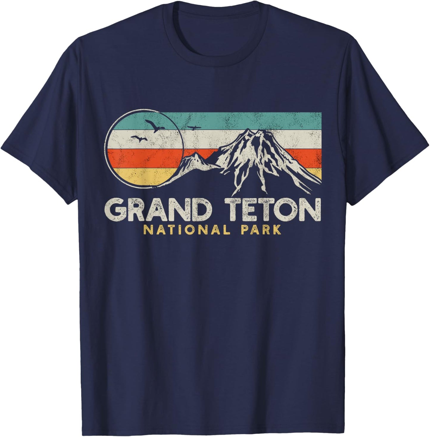 Grand Teton National Park T-Shirt - T-Shirt | Navy