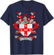Nolan Coat of Arms | Nolan Surname Family Crest T-Shirt - T-Shirt | Navy
