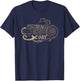 Motorcycle Scout T-Shirt - T-Shirt | Navy
