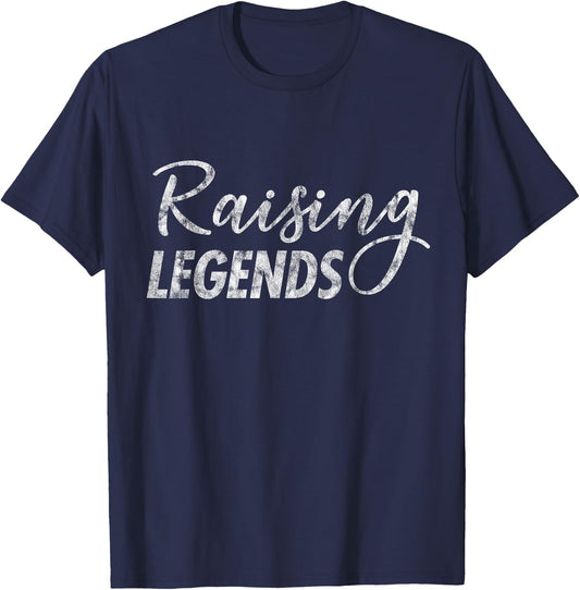 Raising Legends Proud Mom T-Shirt - T-Shirt | Navy