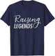 Raising Legends Proud Mom T-Shirt - T-Shirt | Navy