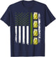Funny Pickle Cucumber US American Flag Jar Of Sliced Pickles Men T-Shirt - T-Shirt | Navy