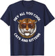 Hey All You Cool Cats and Kittens Funny Tiger T-Shirt - T-Shirt | Navy