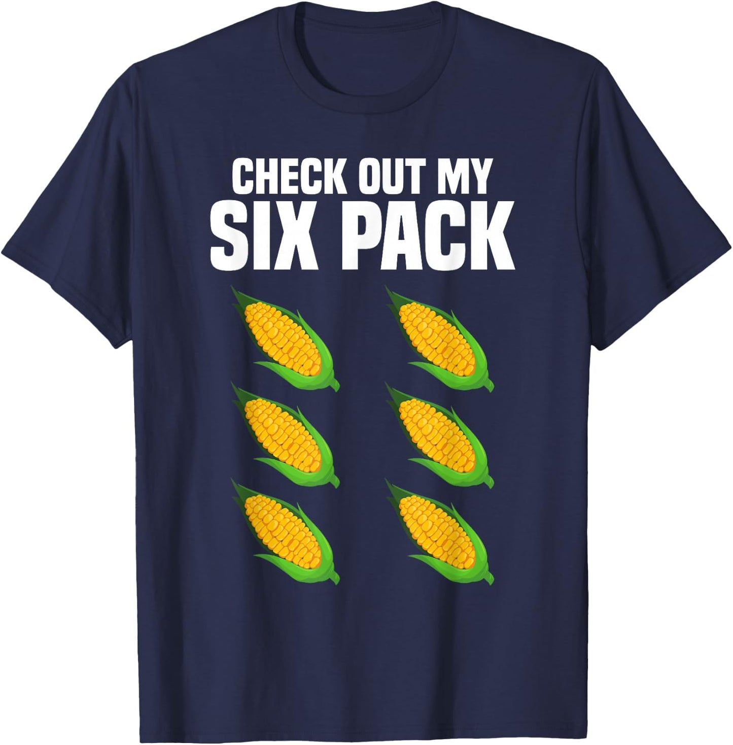 Funny Crop Corn Cob Corn Farmer Farming Corn Maize Men T-Shirt - T-Shirt | Navy