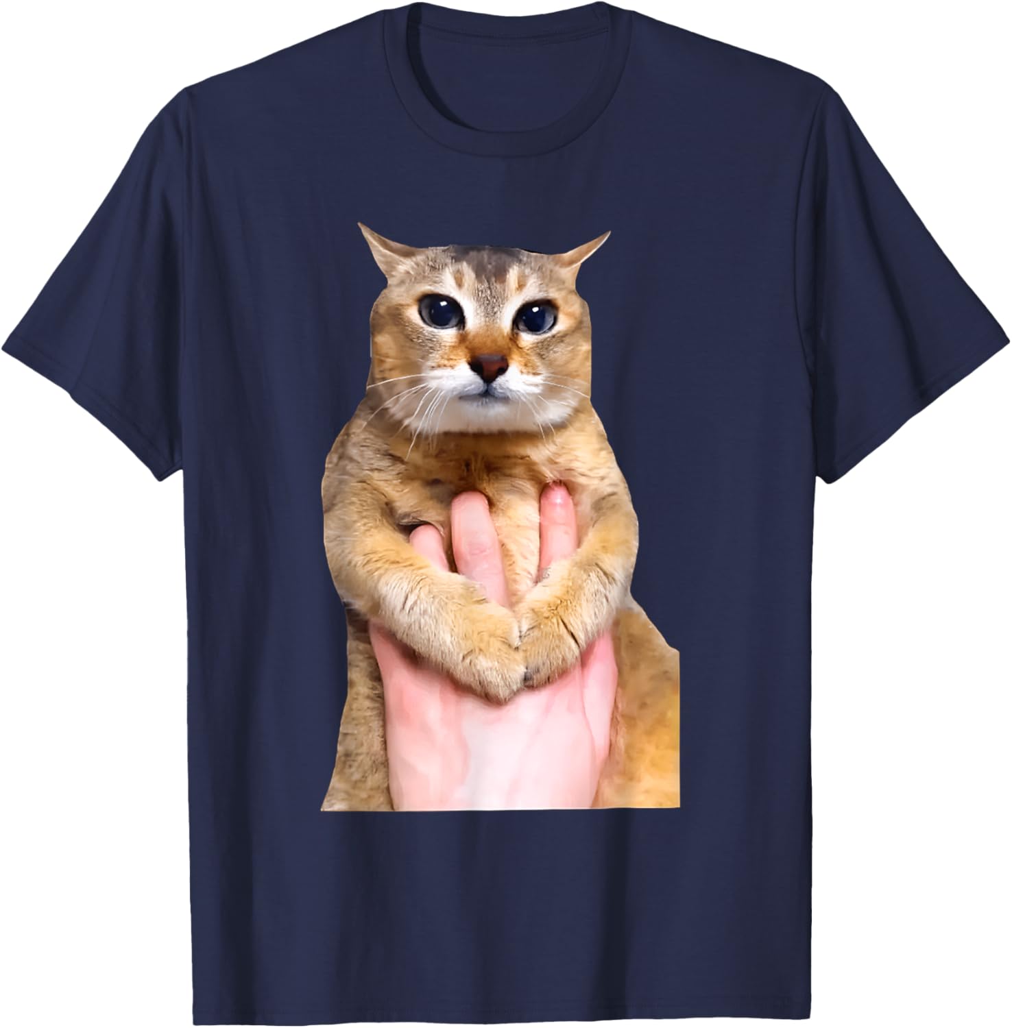 Tole Tole Cat , Small, Black T-Shirt - T-Shirt | Navy