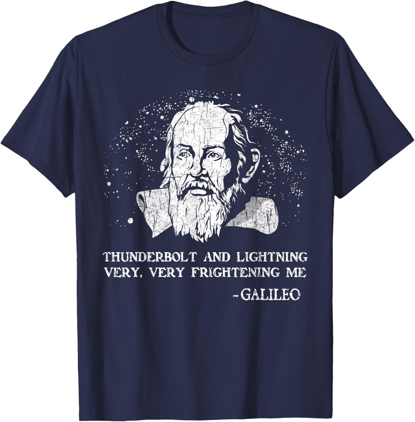 Thunderbolt and Lightning Galileo Retro Very Frightening Me T-Shirt - T-Shirt | Navy