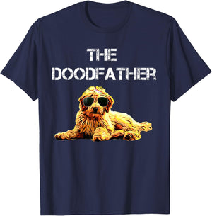 The Dood Father Men Golden Doodle Dog Lover Gift T-Shirt - T-Shirt | Navy