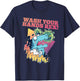 Wash Your Hands Rex a Funny T-Rex Attacked by Germs T-Shirt - T-Shirt | Navy