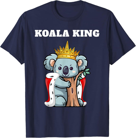 Koala King | Koala | Boys Koala Bear T-Shirt - T-Shirt | Navy