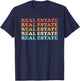 Retro Real Estate T-Shirt - T-Shirt | Navy