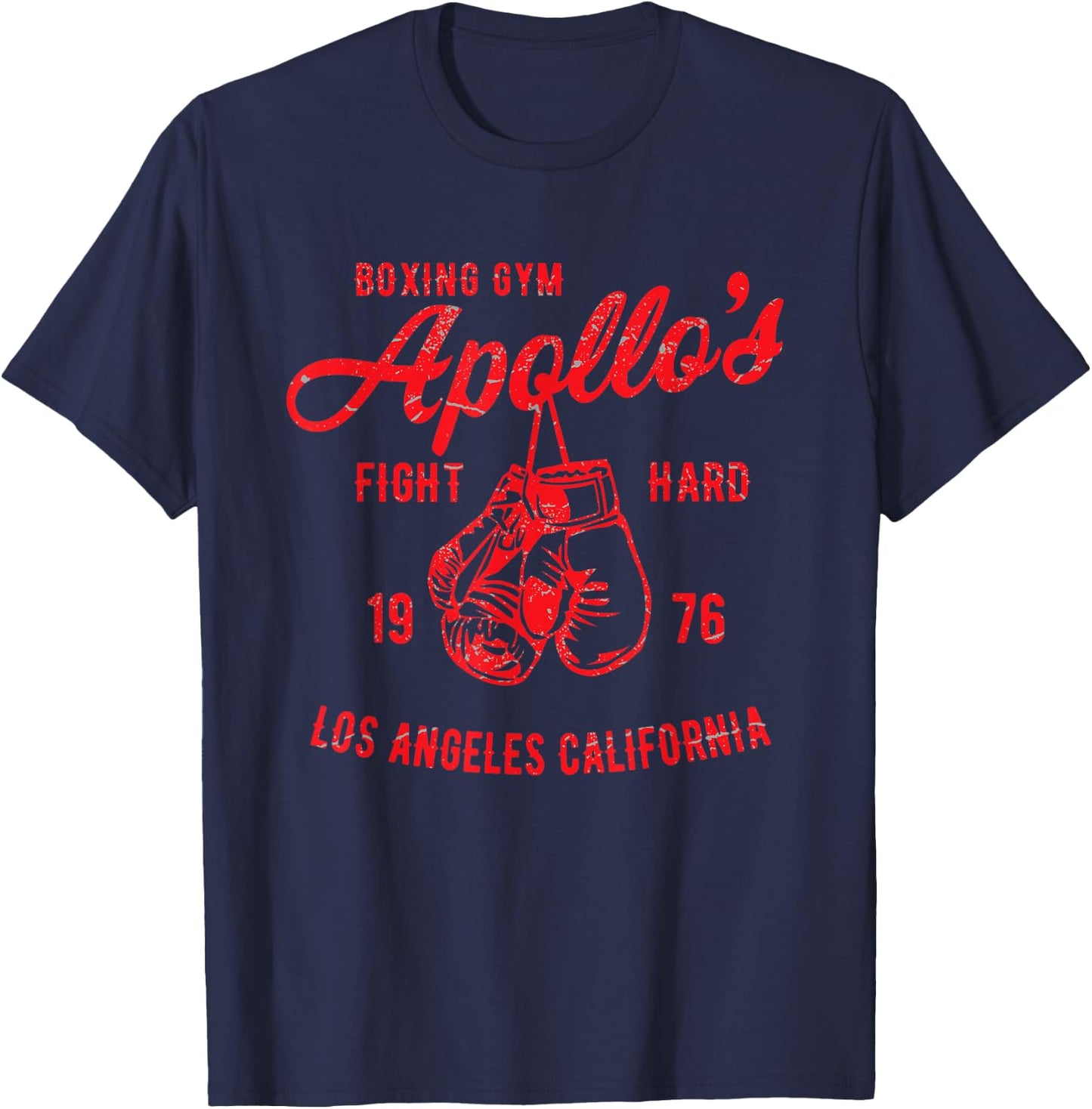 Apollo's Boxing Gym Training For Champs T-Shirt - T-Shirt | Navy