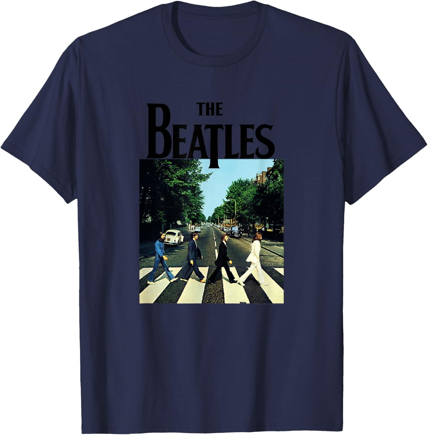 The Beatles - Crossing Abbey Road T-Shirt - T-Shirt | Navy