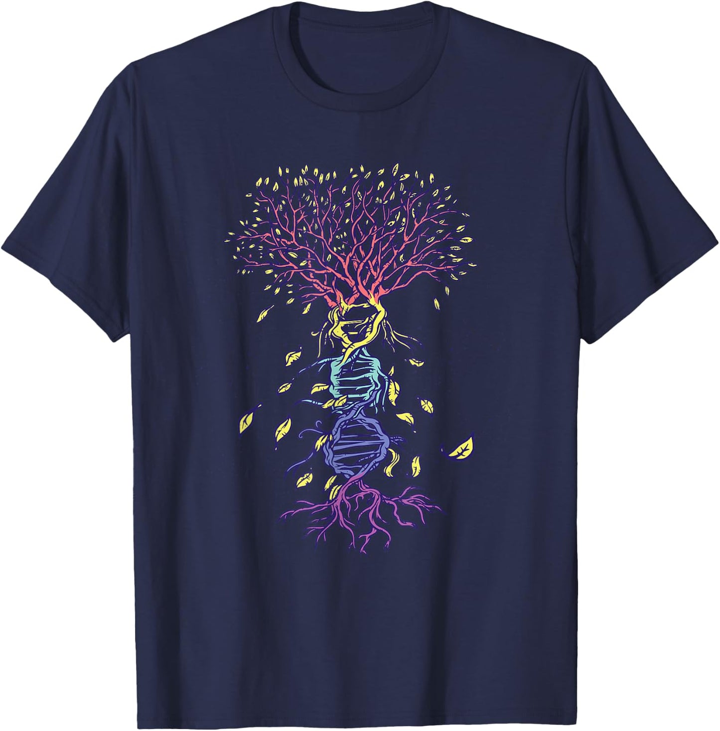 Tree Genetics Plant T-Shirt - T-Shirt | Navy