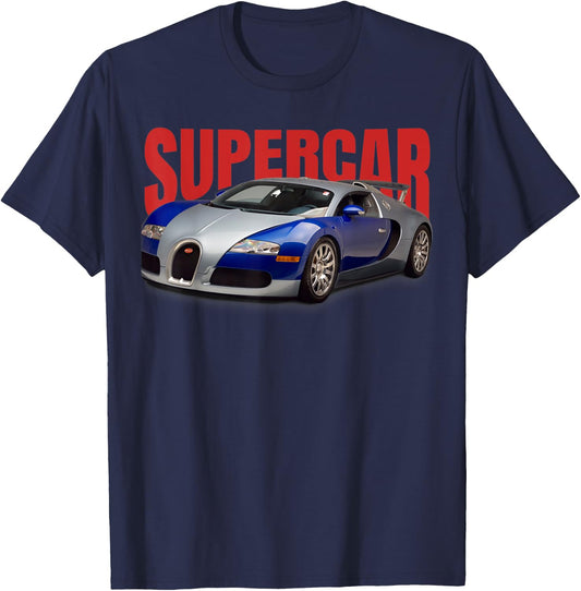 The best Supercar racing fan on the planet. T-Shirt - T-Shirt | Navy