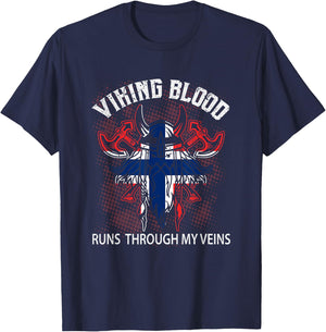 Norwegian Viking Gift Norway T-Shirt - T-Shirt | Navy