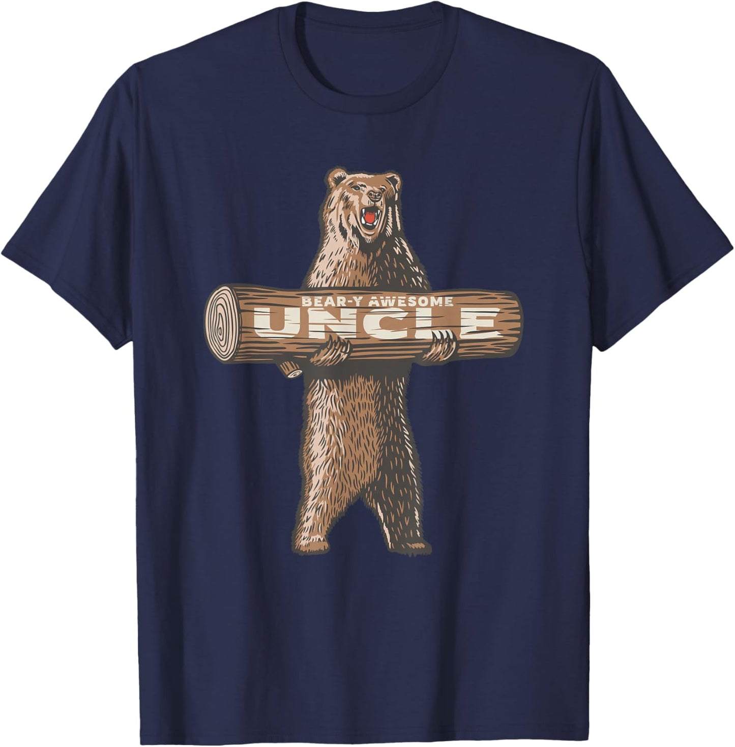 Awesome Uncle Funny Saying T-Shirt - T-Shirt | Navy