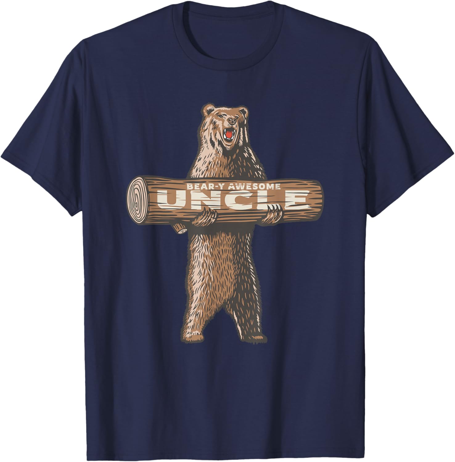 Awesome Uncle Funny Saying T-Shirt - T-Shirt | Navy