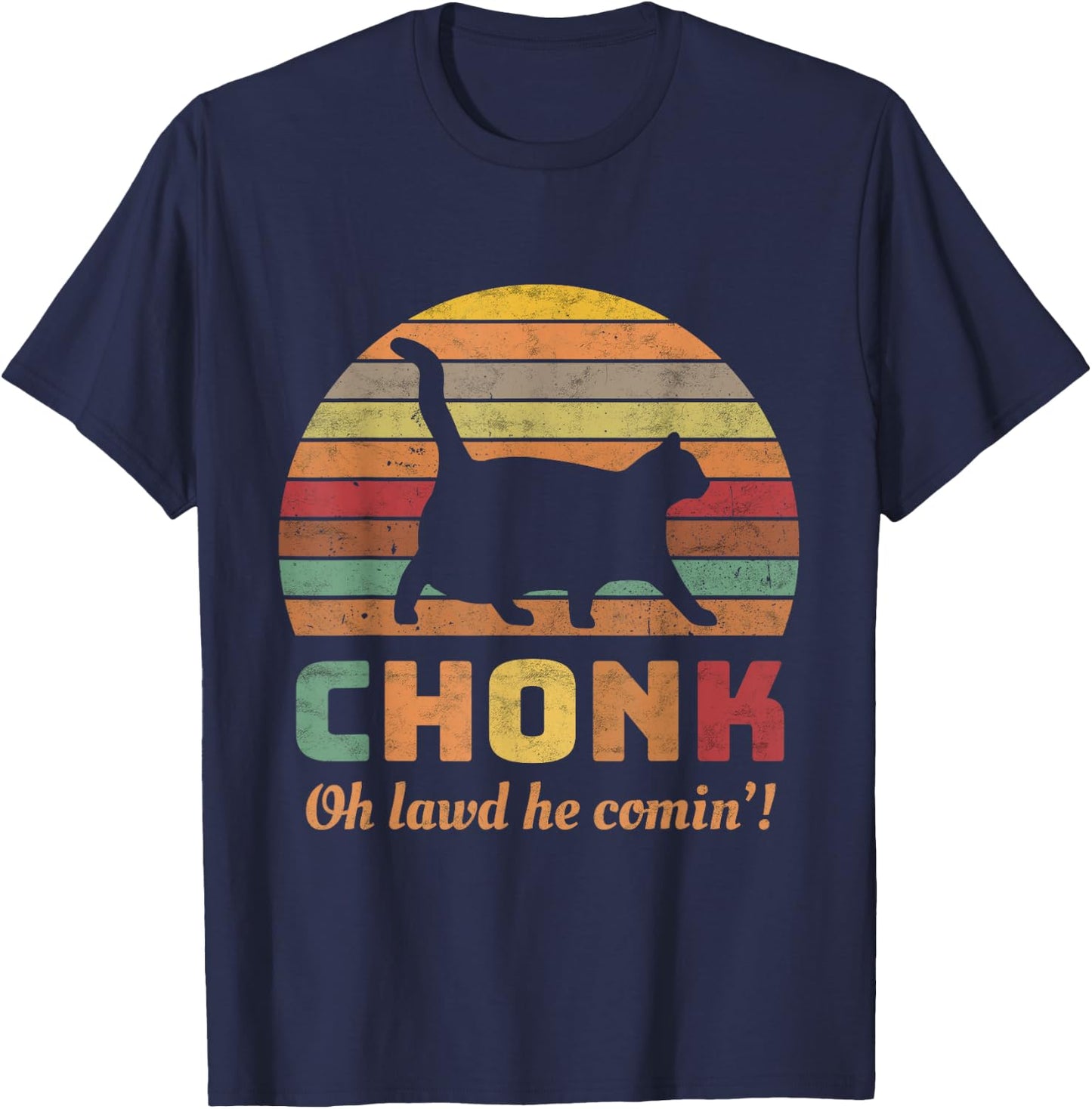 Chonk Scale Cat Meme Chonk Cat Women T-Shirt - T-Shirt | Navy