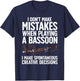 Cool Bassoon Art Women Bassoonist Bassoon Player T-Shirt - T-Shirt | Navy