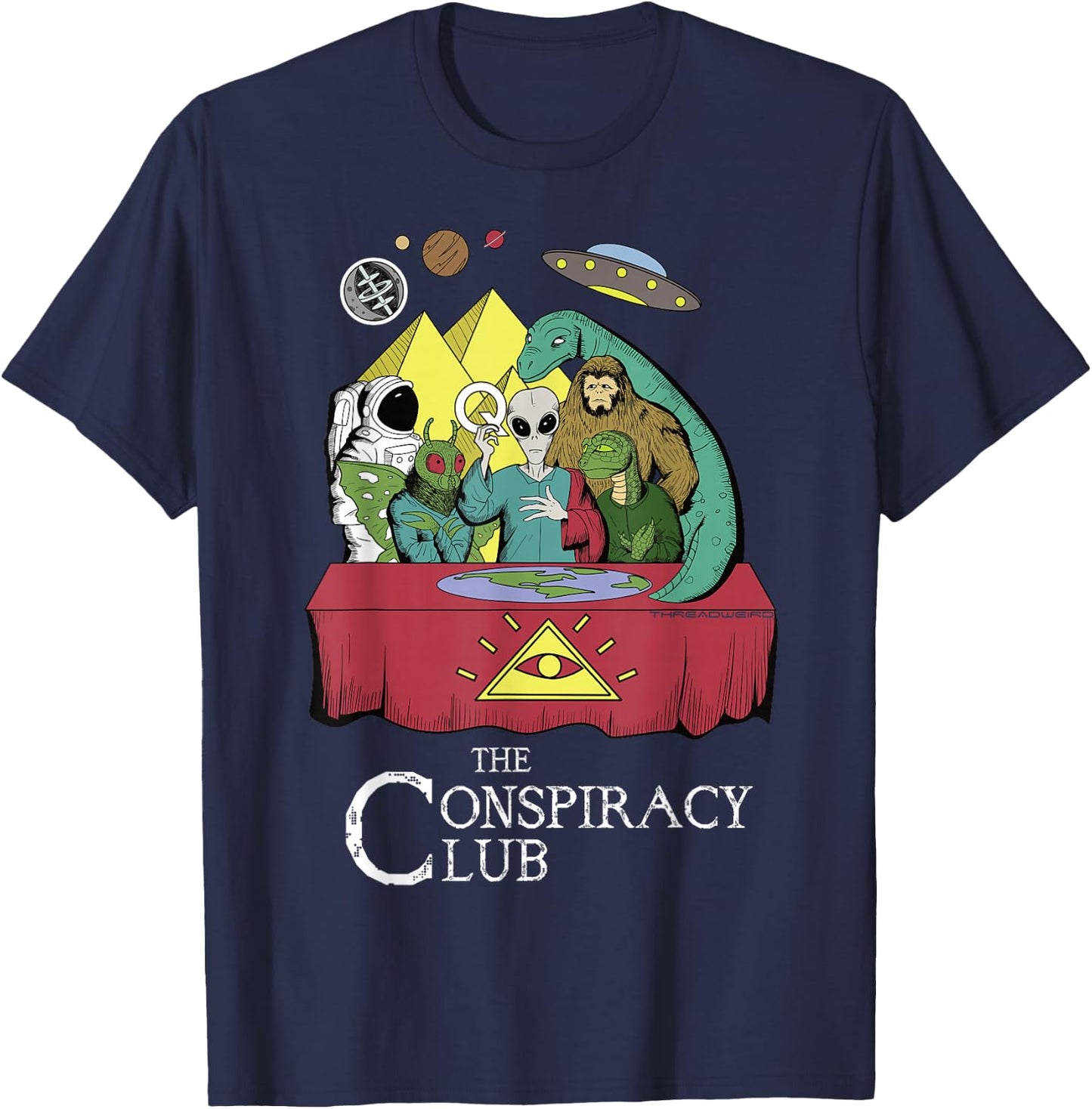 Conspiracy Club T-Shirt - T-Shirt | Navy