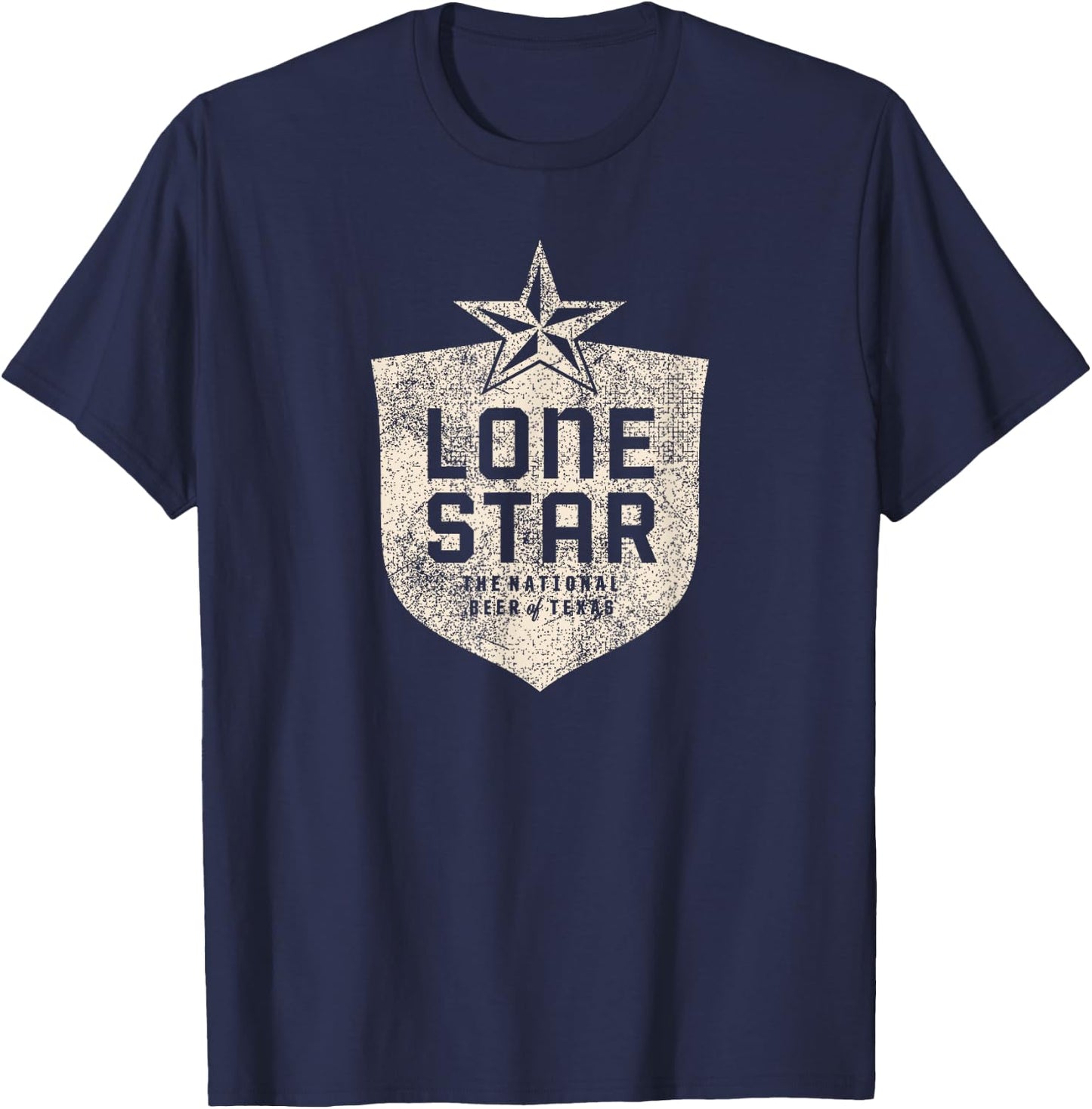 Lone Star Vintage Style - Pale Logo T-Shirt - T-Shirt | Navy