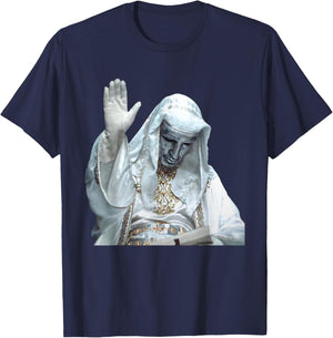 Silver Mask King Baldwin Meme T-Shirt - T-Shirt | Navy