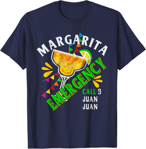 Margarita Emergency Call 9 Juan Juan T-Shirt - T-Shirt | Navy