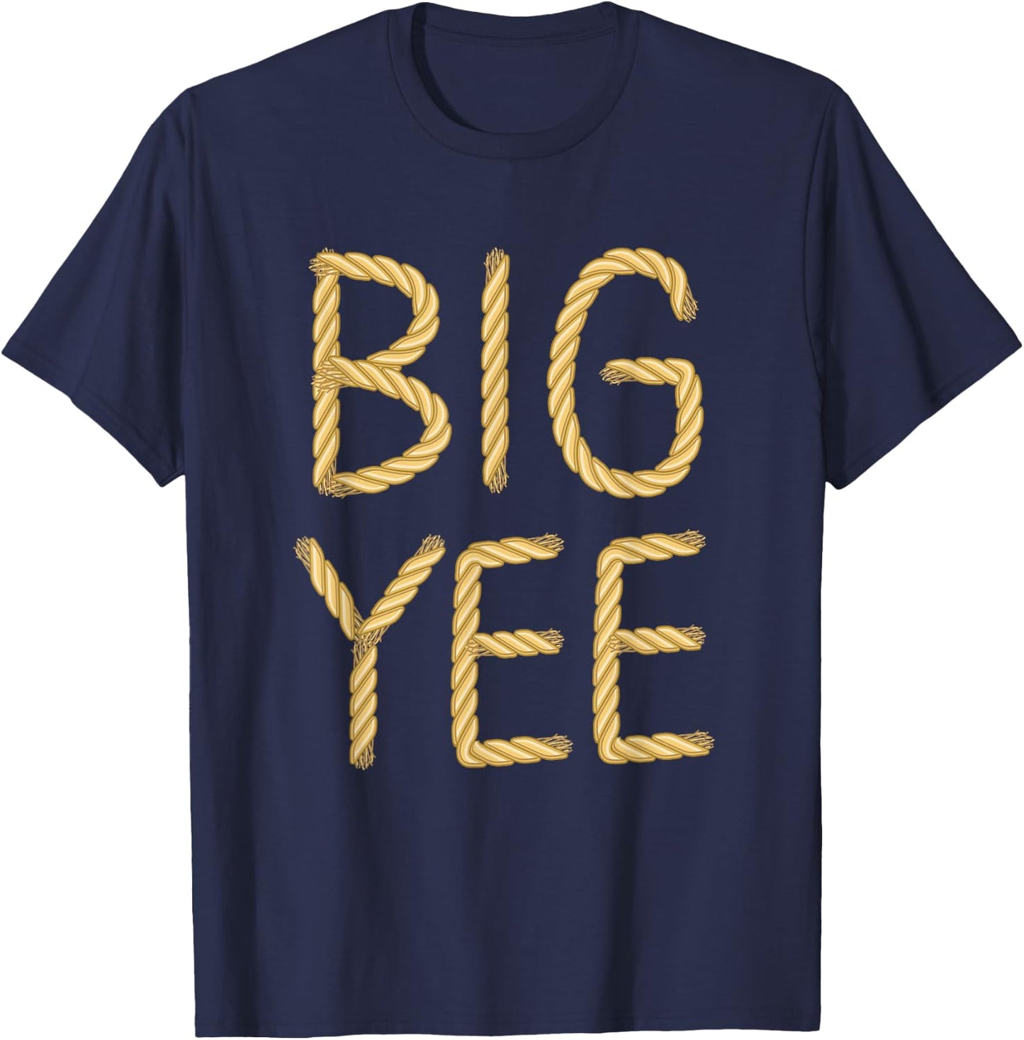 Big Yee Western Theme Country Rope Rodeo Sorority Reveal T-Shirt - T-Shirt | Navy