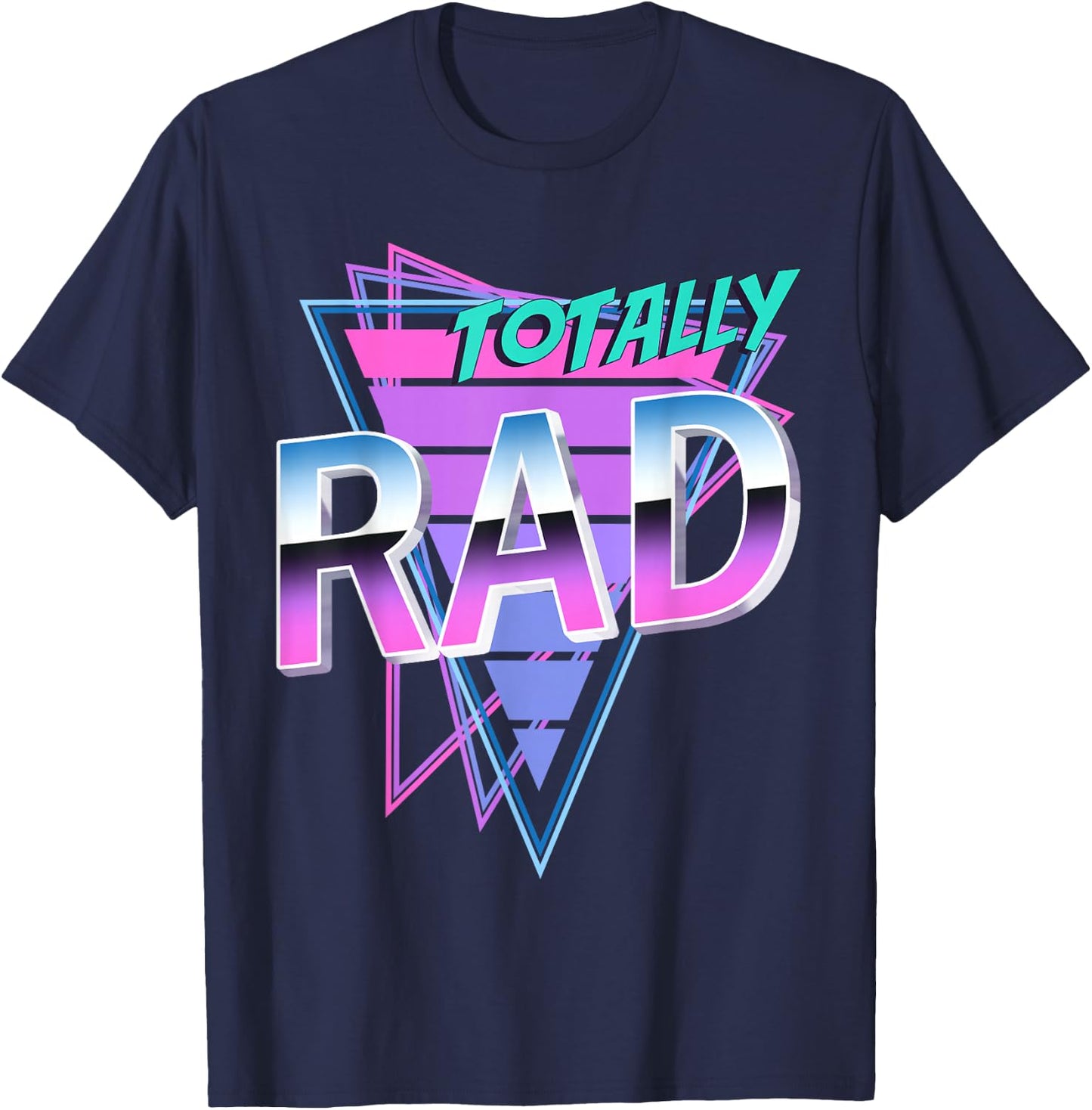 Totally Rad 80's T-Shirt - T-Shirt | Navy