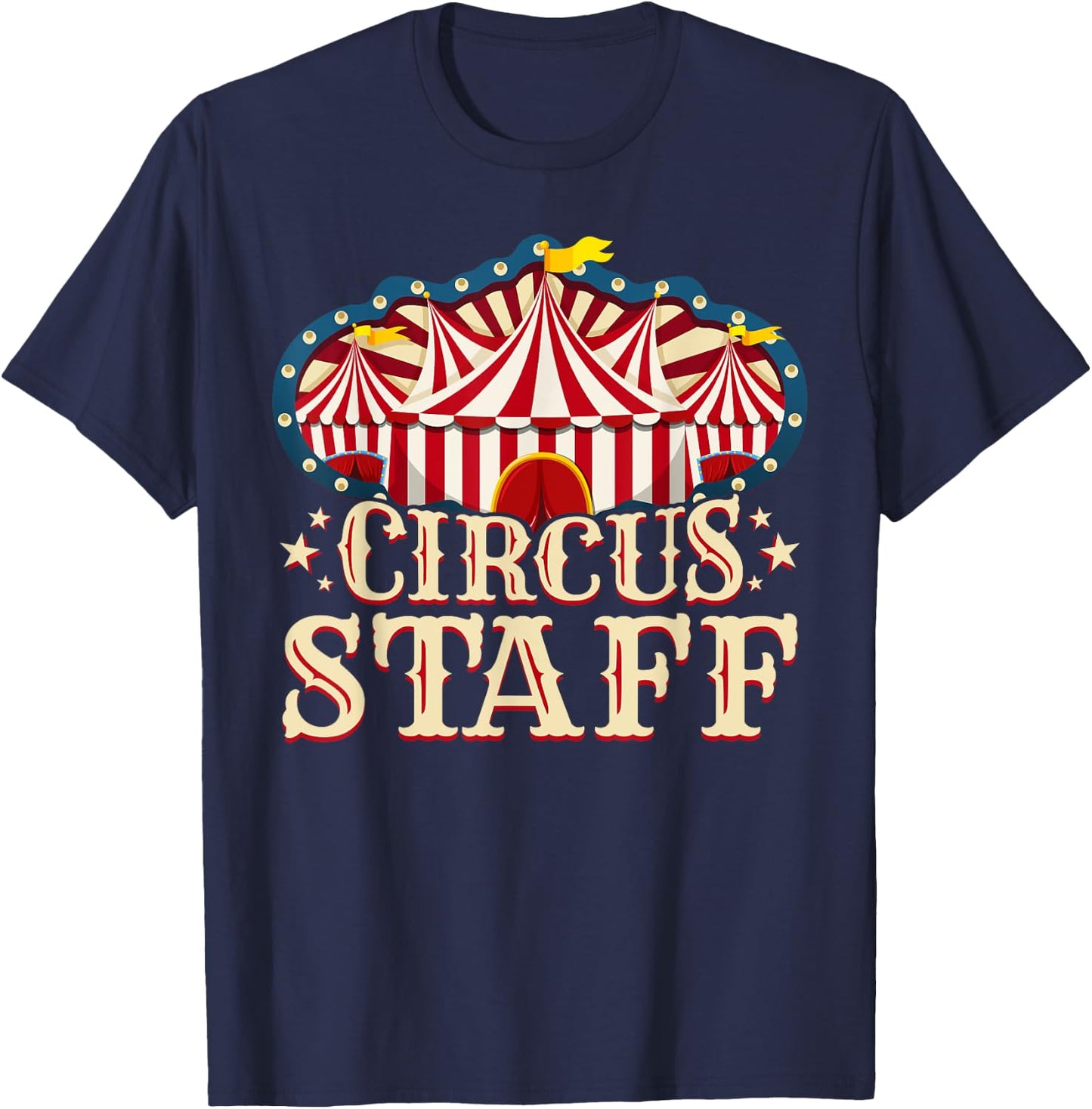 Circus Staff Shirt - Circus Party Shirt - Circus Staff T-Shirt - T-Shirt | Navy
