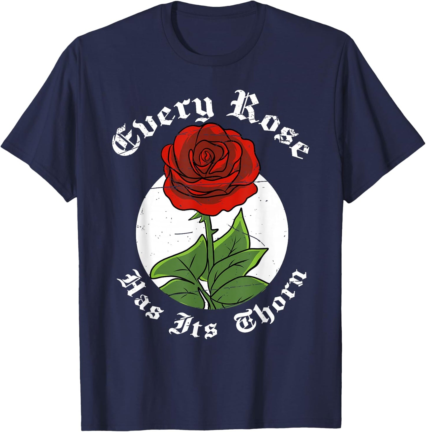 Every Rose Has Its Thorn & Women T-Shirt - T-Shirt | Navy