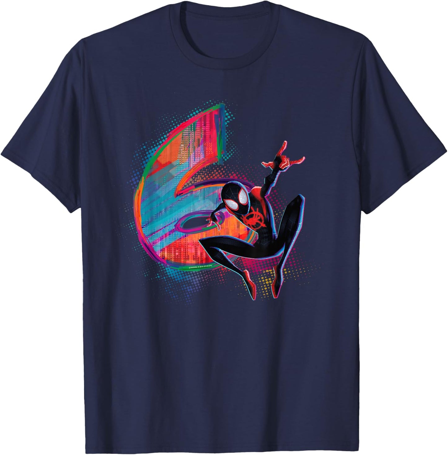 Marvel Spider-Man Miles Morales 6th Birthday Graphic Small T-Shirt - T-Shirt | Navy
