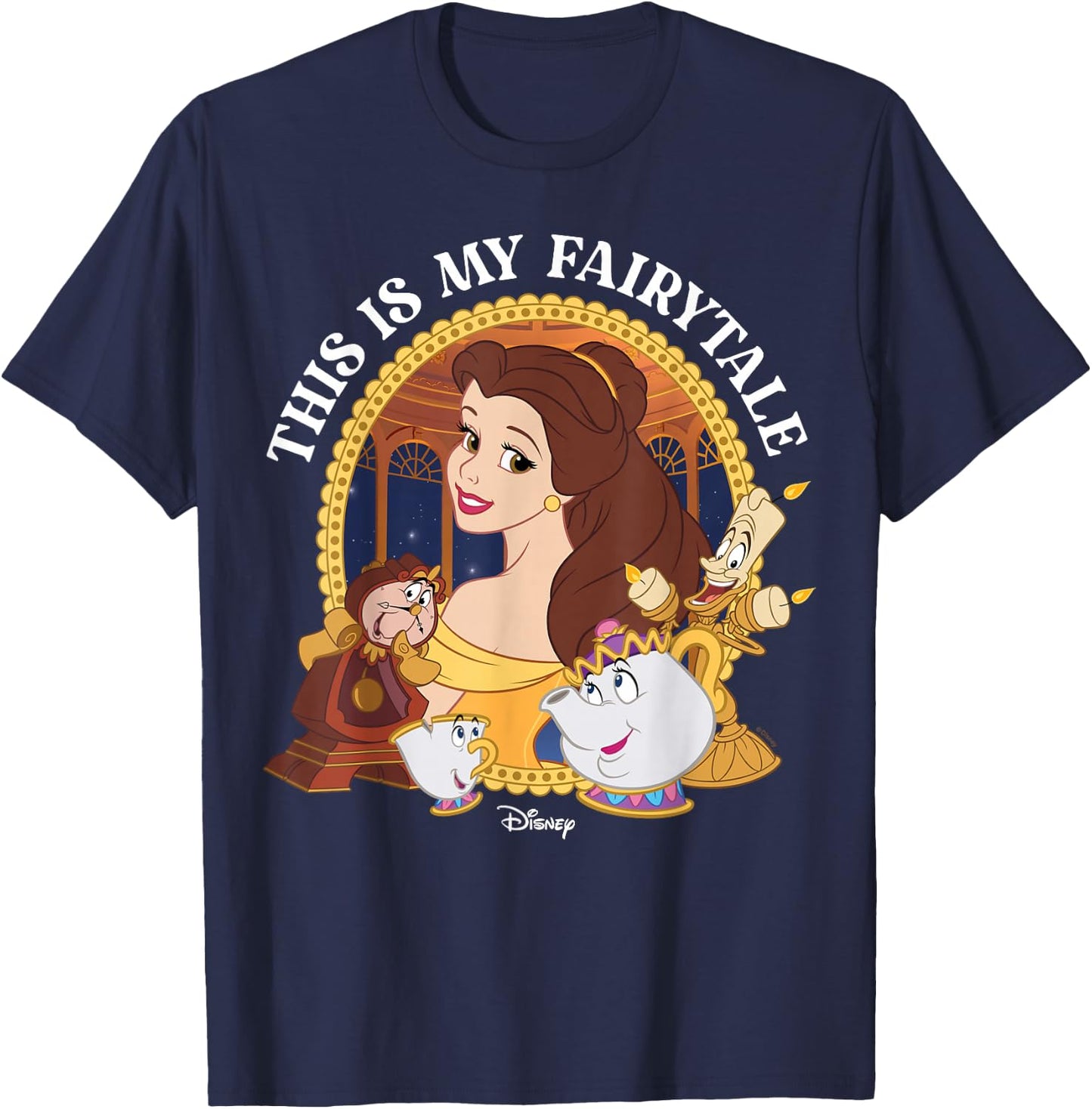 Disney Princess - Belle This is My Fairytale T-Shirt - T-Shirt | Navy