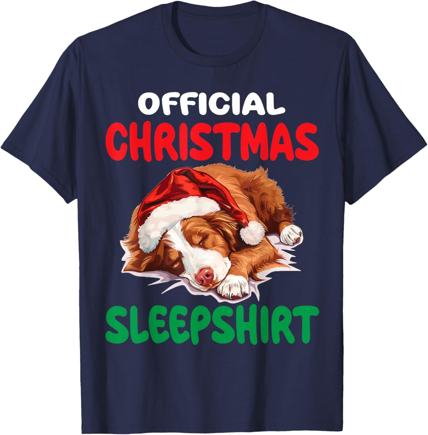 Cute Nova Scotia Duck Tolling Retriever Dog Official Women Kids T-Shirt - T-Shirt | Navy