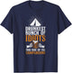 Camping Drunkest Bunch This Side Of The Campground Alcohol T-Shirt - T-Shirt | Navy