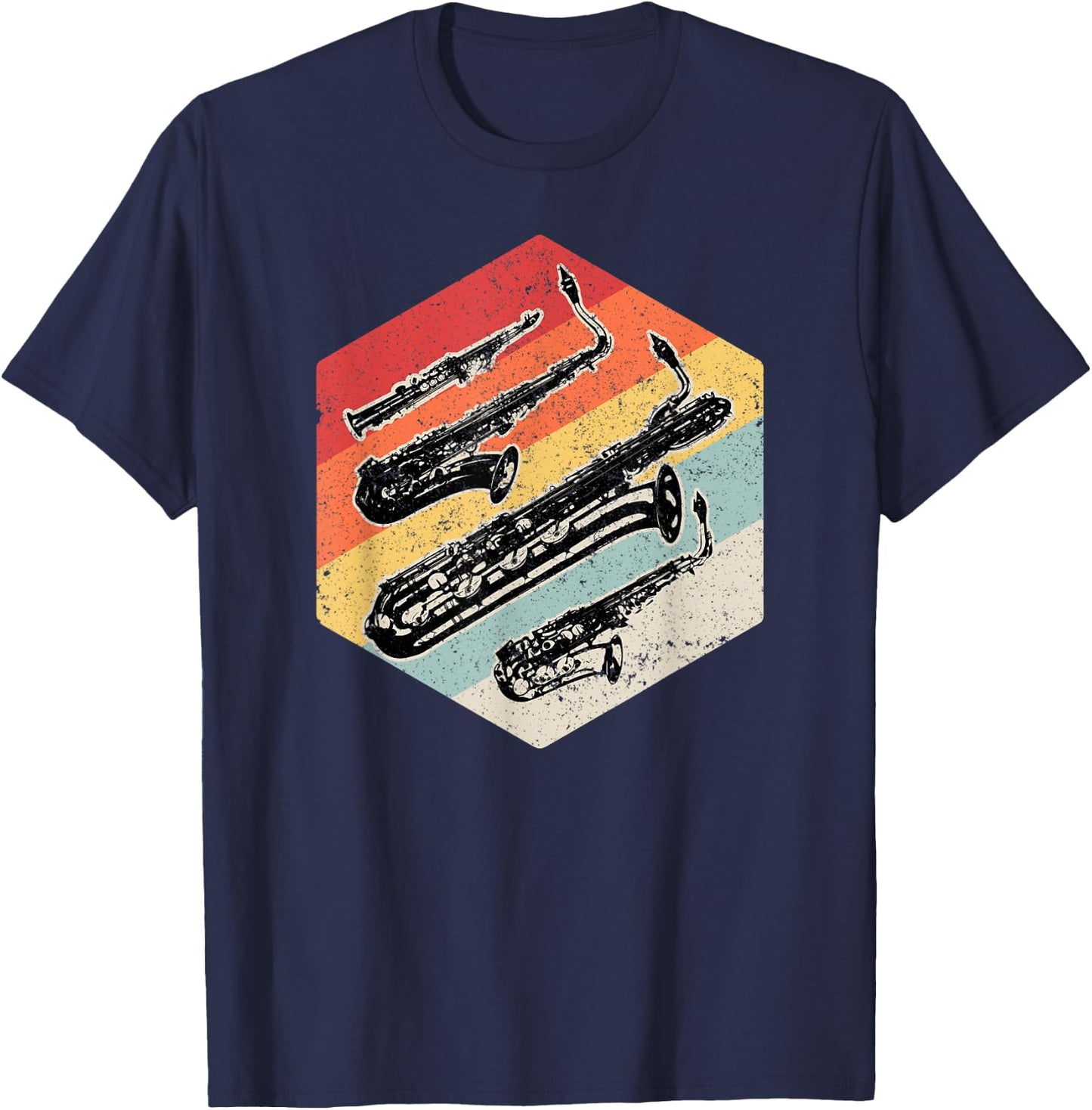 Alto Tenor Soprano Bari Baritone Sax Saxophone Player Gift T-Shirt - T-Shirt | Navy