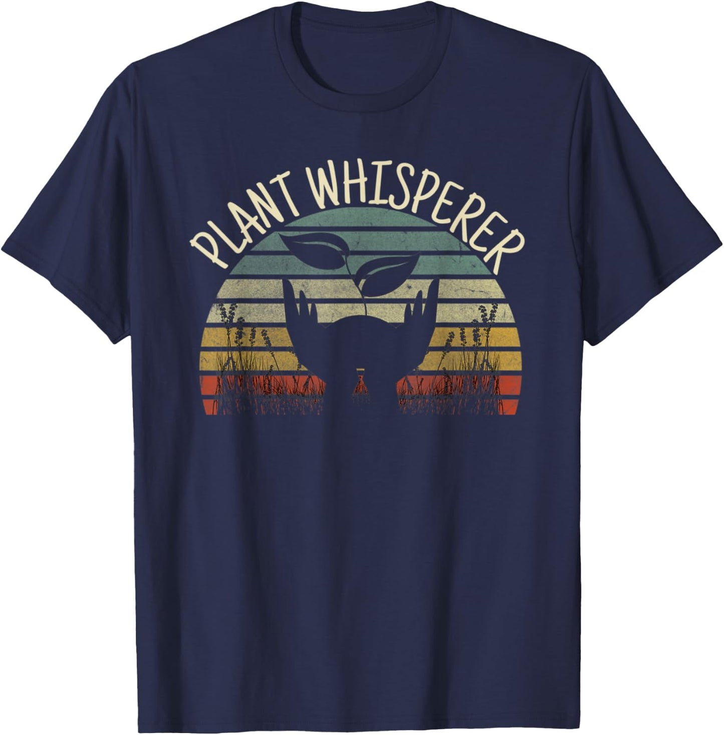 Vintage Gardener Shirt - Plant Whisperer T-Shirt - T-Shirt | Navy