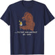 Werewolf At Bar Drinking Pina Colada His Hair Was Perfect T-Shirt - T-Shirt | Navy