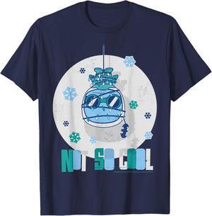 DC Comics Mr. Freeze Not So Cool Christmas T-Shirt - T-Shirt | Navy