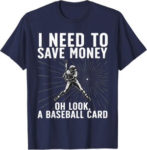 Cool Baseball Card Women Baseball Card Collecting T-Shirt - T-Shirt | Navy