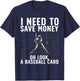 Cool Baseball Card Women Baseball Card Collecting T-Shirt - T-Shirt | Navy