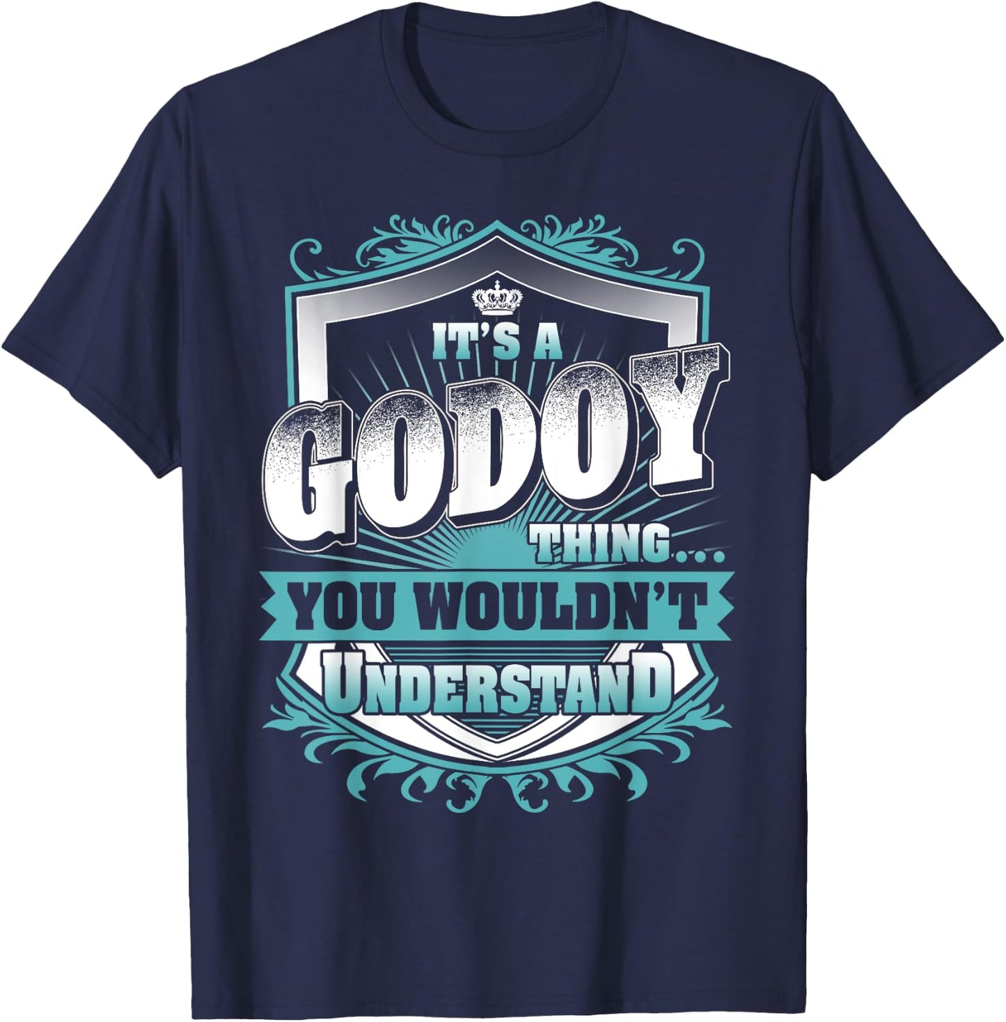 It's A GODOY Thing You Wouldn't Understand Name Vintage T-Shirt - T-Shirt | Navy