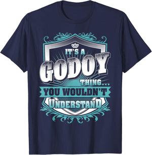 It's A GODOY Thing You Wouldn't Understand Name Vintage T-Shirt - T-Shirt | Navy