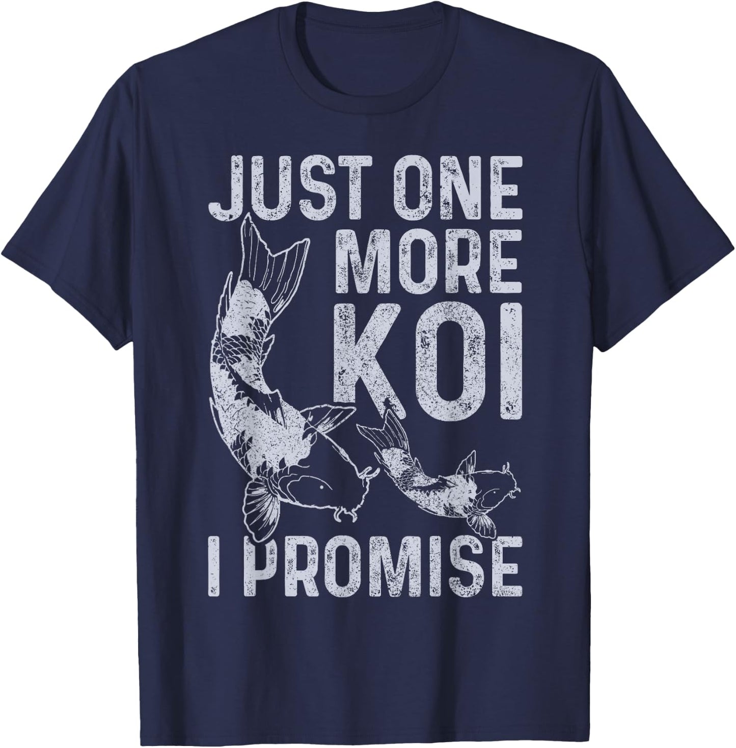 Koi Carp Funny - Nishikigoi Japan Pond Japanese Fish Gift T-Shirt - T-Shirt | Navy