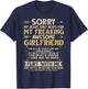 I Love My Freaking Awesome Girlfriend Shes a Bit Crazy Funny T-Shirt - T-Shirt | Navy
